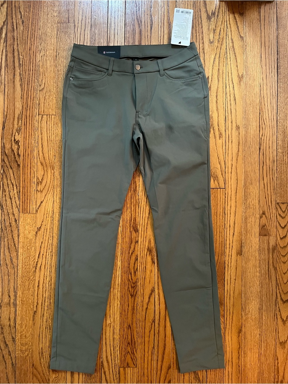 ABC 5 Pocket Men’s Pants Skinny Fit Sz. 32W/34L Olive Green Warpstreme NWT